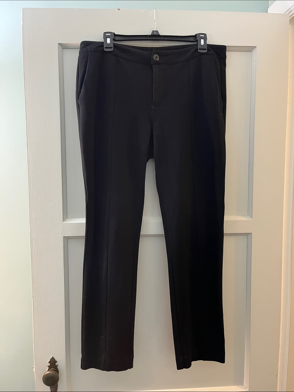 Cabi Black Straight-Leg Dress Pants